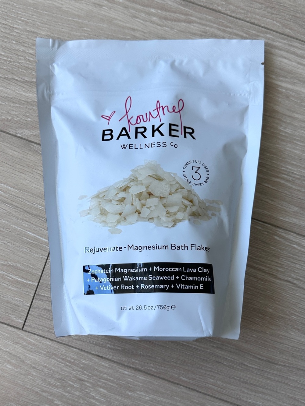 Kourtney x Barker Wellness Rejuvenate Magnesium Bath Flakes
